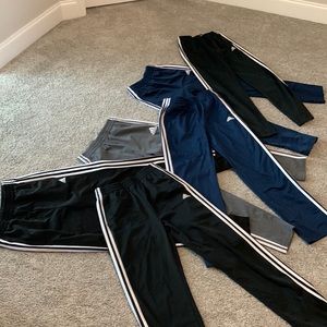 Lot of 6 pair Adidas pants, Youth size 18/20 XL